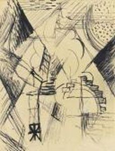 La Tour Eiffel Et La Roue by Robert Delaunay