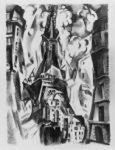 La Tour (loyer, Perussaux 3) by Robert Delaunay