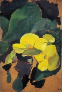 Begonias Jaunes by Robert Delaunay