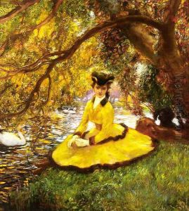 At the Riverbank by Gaston de Latouche