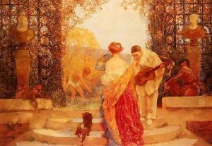 La Salutation de Pierrot (The Greeting of Pierrot) by Gaston de Latouche