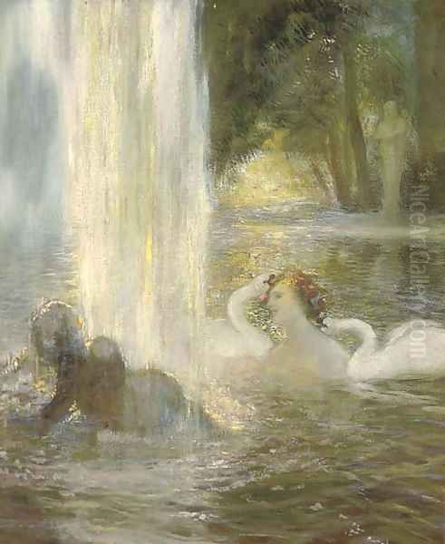 Reverie in the fountain - view 1