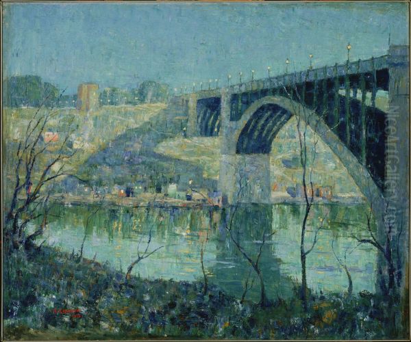 Spring Night, Harlem River - view 1