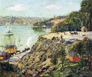 Across the River, New York by Ernest Lawson