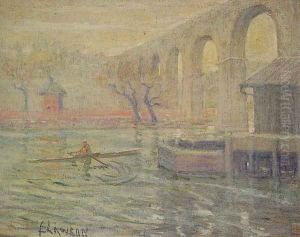 High Bridge at Noon by Ernest Lawson