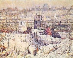 Boathouse, Winter, Harlem River