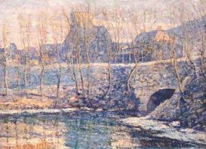 Misty Day in March by Ernest Lawson