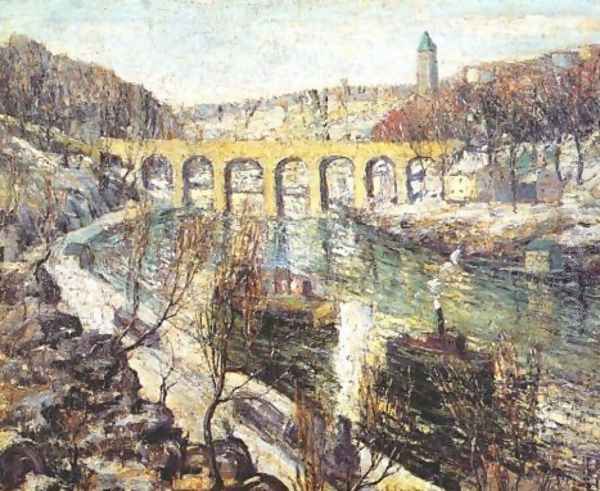 The Bridge by Ernest Lawson