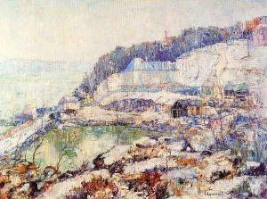 The Hudson at Inwood by Ernest Lawson