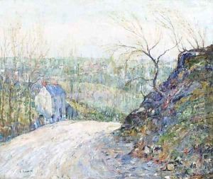 Suburban Road by Ernest Lawson