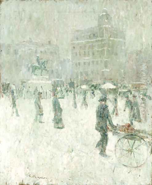 Union Square, New York in Winter - view 1