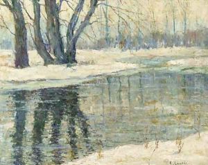 Winter Landscape by Ernest Lawson