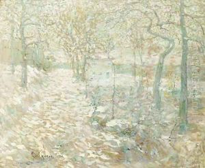 Winter, Connecticut by Ernest Lawson