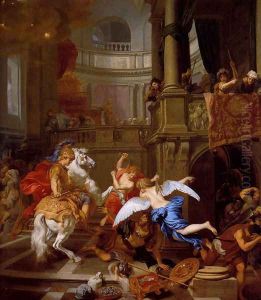 The Expulsion Of Heliodorus From The Temple by Gerard de Lairesse