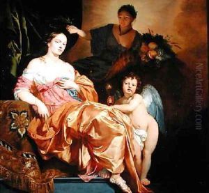 Allegorical portrait presumed to be Marie de Cleves 1533-74 by Gerard de Lairesse