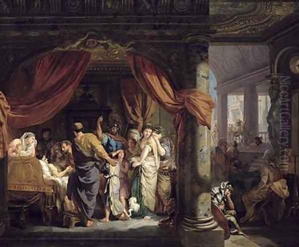 The Death of Germanicus - view 1