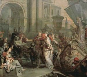 The Disembarkation of Cleopatra at Tarsus by Gerard de Lairesse