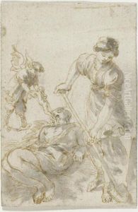 The Devil
Receives The Soul Of A Criminal, by Stefano della Bella