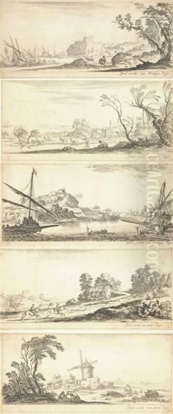 Landschaftsdarstellungen Mit Figurenstaffage - view 1