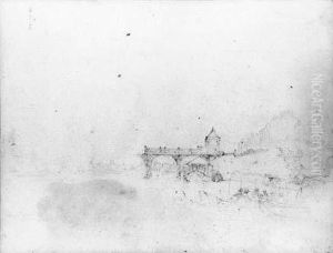 Vue Des Quais De Seine A Paris by Stefano della Bella