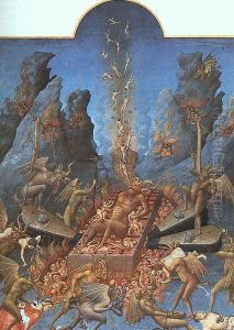 Tres Riches Heures de Duc du Berry- Hell 1413-16 by Jean Limbourg