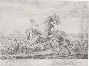 La Mort Sur Un Champ De Bataille by Stefano della Bella