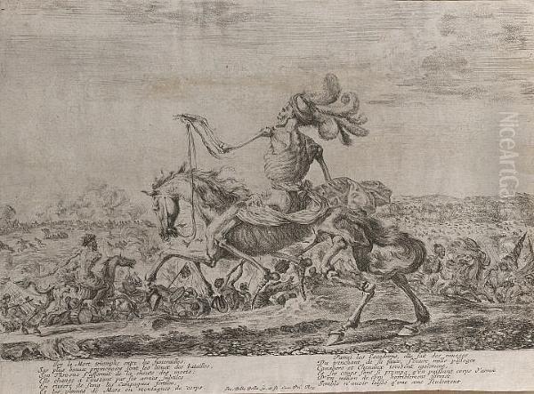Death On The Battlefield I (de Vesme 93) by Stefano della Bella