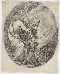 Old Man With Death