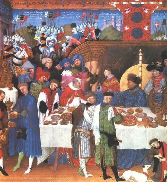 Les Tres Riches Heures du Duc de Berry - Janvier (January) - view 1