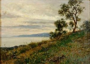 Paesaggio Lacustre by Lorenzo Delleani