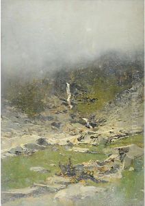 La Cascata by Lorenzo Delleani