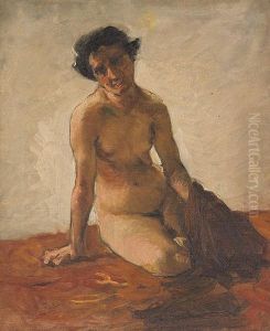 Figura Nuda Accosciata Figura Nuda Accosciata