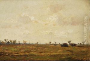 Campagna Assolata by Lorenzo Delleani