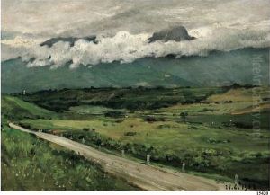 "incoronato Di Nubi" 27.6.1902 by Lorenzo Delleani