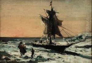 Tra I Ghiacci Del Nord, Tramonto