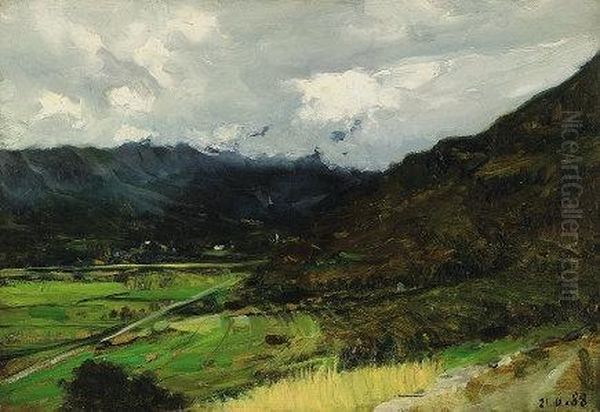 "sotto L'alpe, Controluce" 21.6.88 - view 1