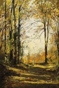 "novembre Dorato" 8.11.97 by Lorenzo Delleani