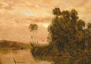 Remorqueurs Au Coucher De Soleil