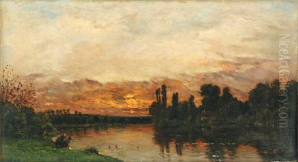 Crepuscule Sur La Riviere - view 1