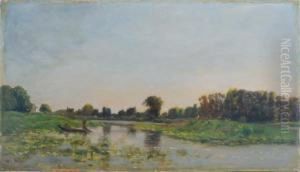 Fisherman In A River