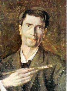 A Housepainter (self-portrait), 1907 by Stefan Luchian