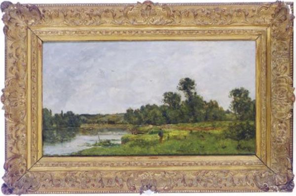 Fisherman By The River - view 1