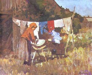 The Laundress by Stefan Luchian