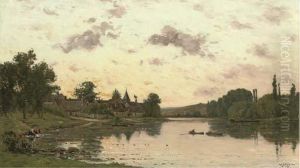 Soleil Couchant A St. Pierre De La Garonne