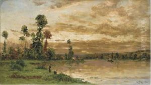 Soleil Couchant Pres De Vernon Soleil Couchant Pres De Vernon