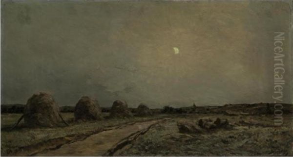 Haystacks In The Moonlight - view 1
