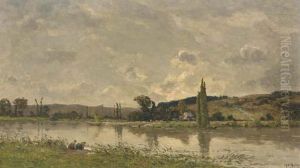Lanvandieres Au Bord De La Riviere