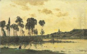 Washerwomen At The Edge Of The Oise