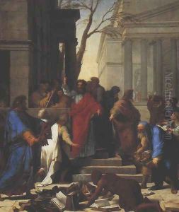 Saint Paul Preaching at Ephesus by Eustache Le Sueur