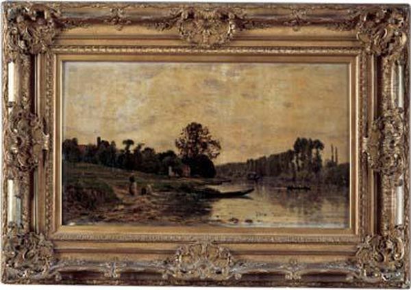 Lavandieres Au Bord De L'oise - view 1